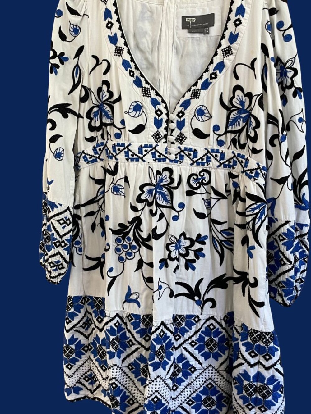 Sweetheart Embroidered Mini Dress - Picture 4 of 6
